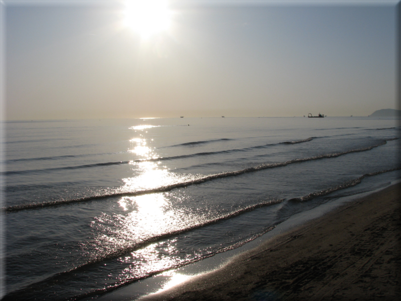 foto Alba sulla spiaggia di Riccione